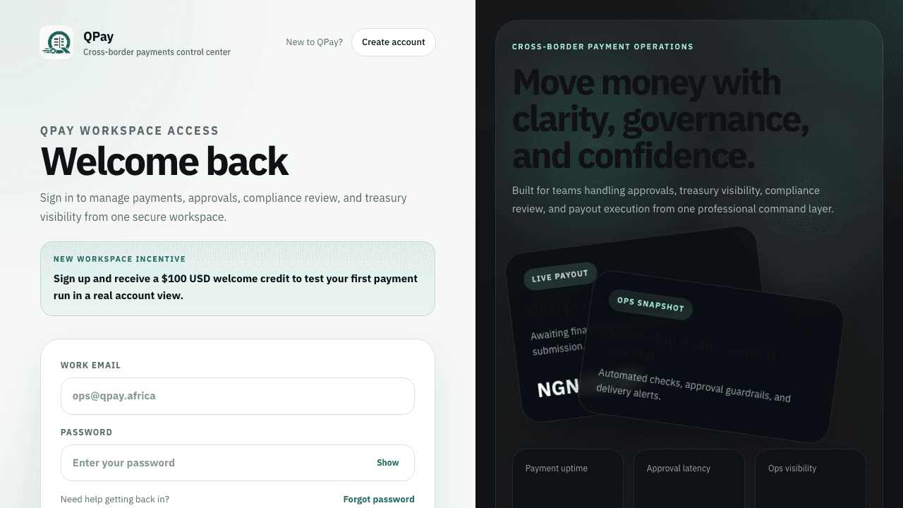 QPay dashboard preview